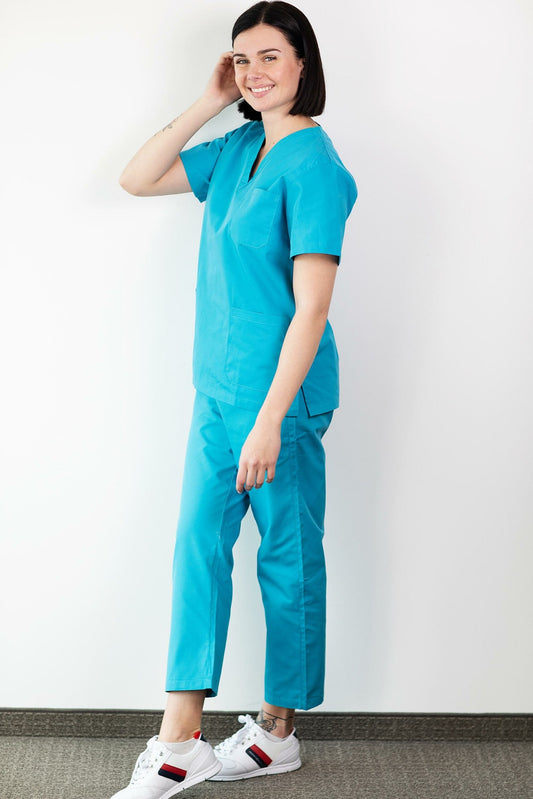 Basicfit - OK-set - Unisex - Pauwblauw