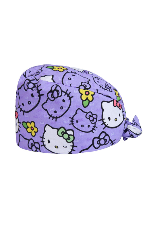 Stoffen OK-muts – Mauve met Minnie-motieven