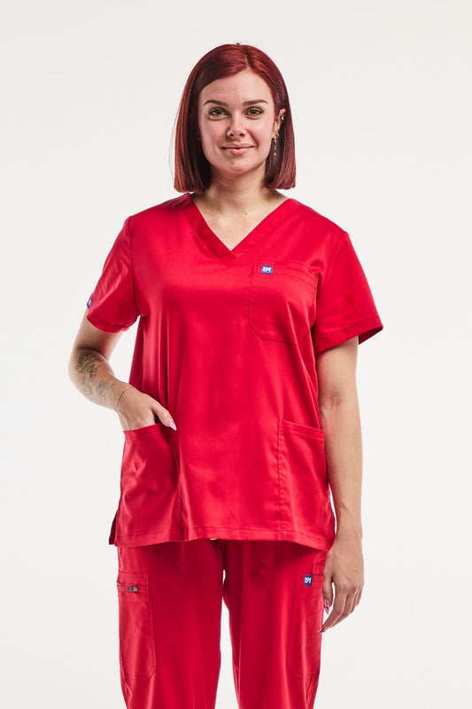 EMMA - Medische tuniek - Dames - Rood