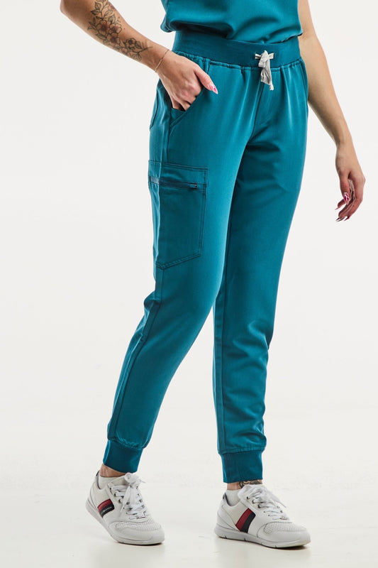 Paris - Medische stretchbroek - Dames - Turquoisegroen