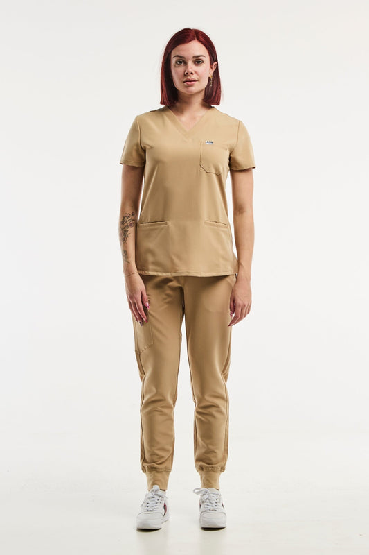 Paris – Medische stretchset – Dames – Beige