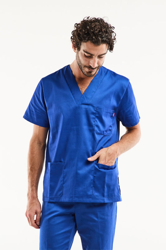 Velilla - Medische tuniek - Unisex - Ultramarijnblauw