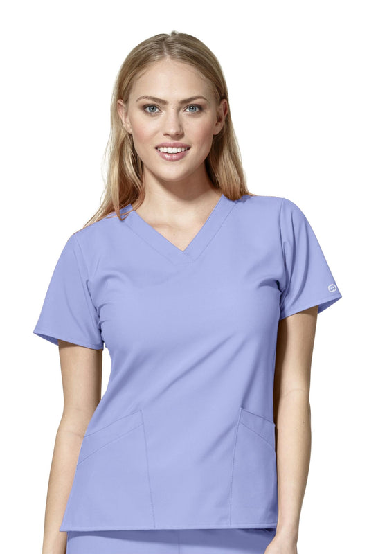 W123 - Medische blouse - Hemelsblauw - Dames