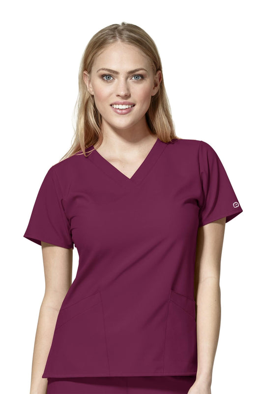 W123 - Medische blouse - Bordeaux - Dames