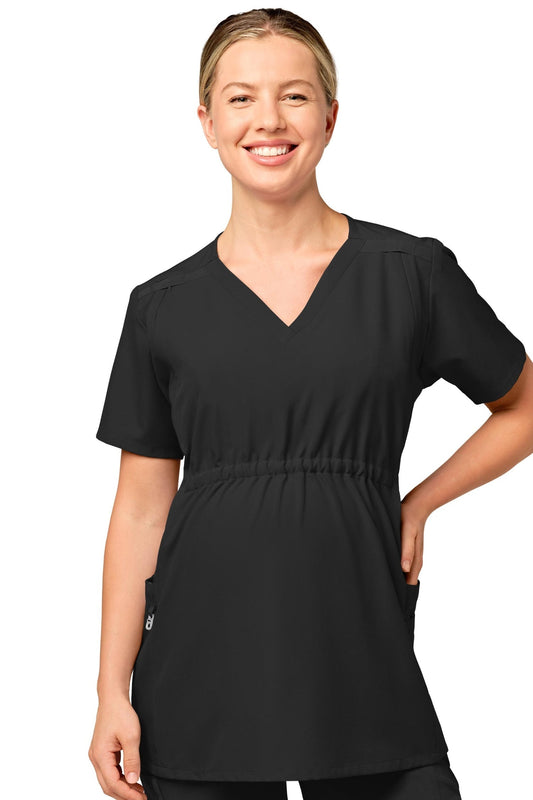 W123 - Medische zwangerschapsblouse - Zwart