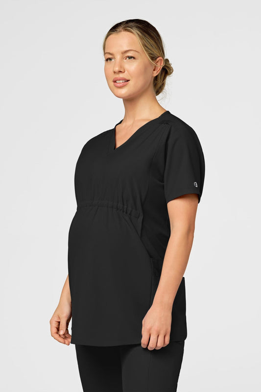 W123 - Medische zwangerschapsblouse - Zwart