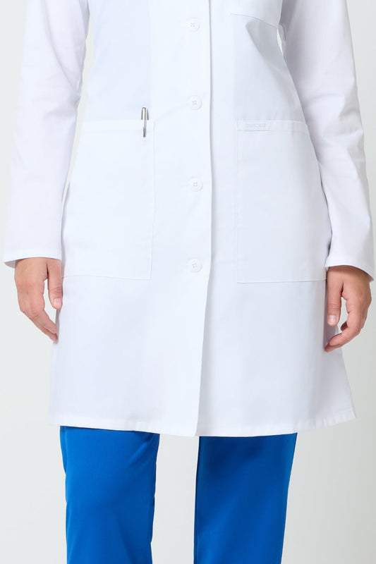 Witte labojas voor dames CK Project Lab – Modern Classic-snit 3 zakken - 94 cm