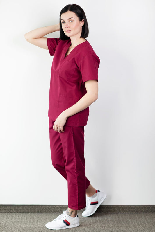 Basicfit - Tuniek (blouse) - Unisex - Bordeaux