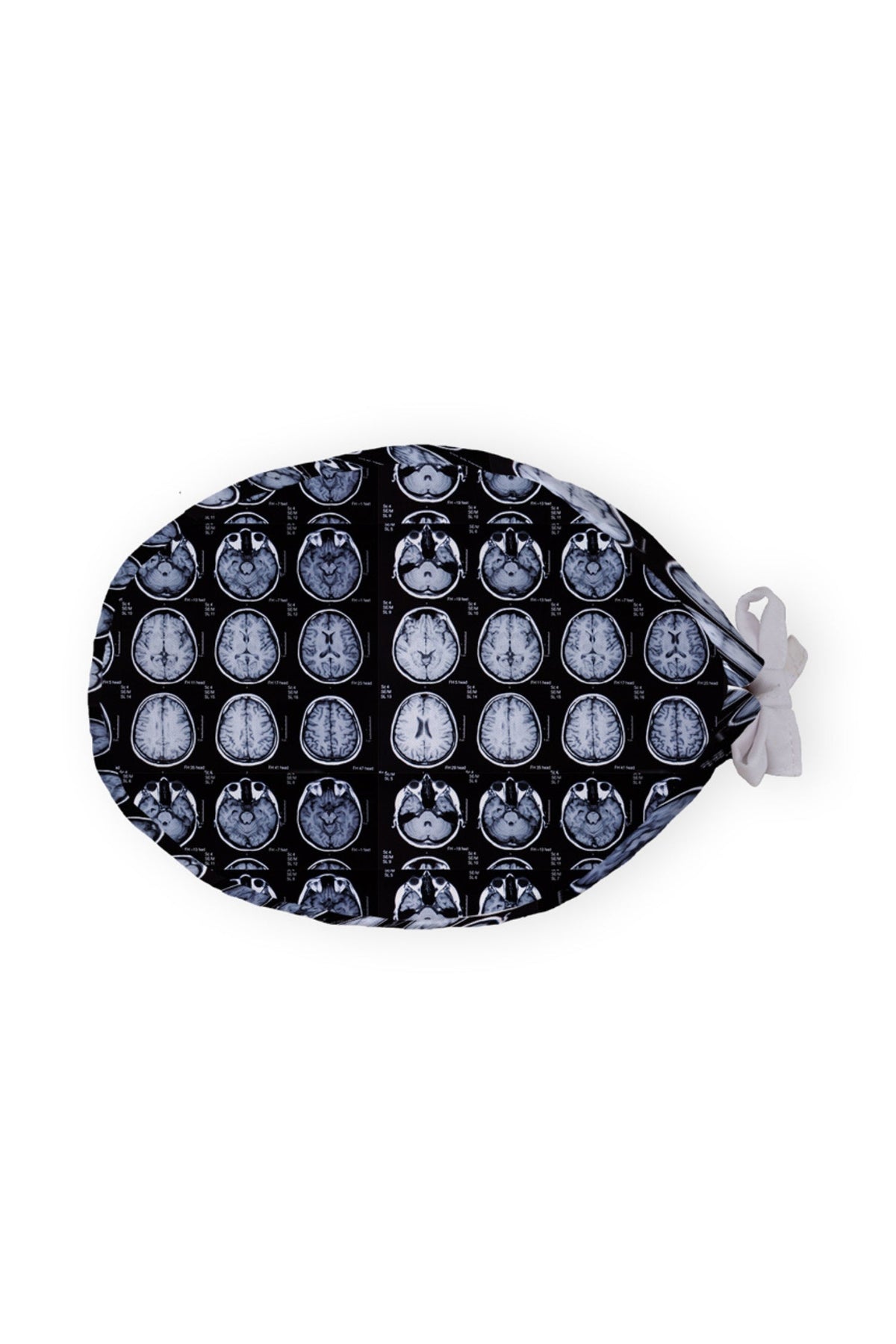 Portemonnee met unieke motieven van hersen-MRI's op de OK-muts – Zwart met print