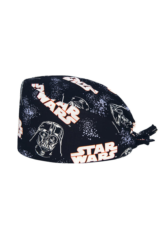 Stoffen OK-muts met motief – Zwart met Star Wars-motief