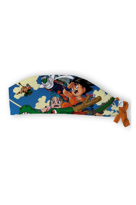 Medische muts – Blauw met Dragon Ball Z-print