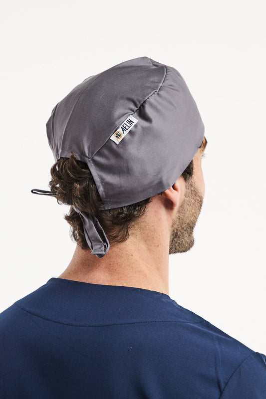 Medische muts – Grijs– Kort haar