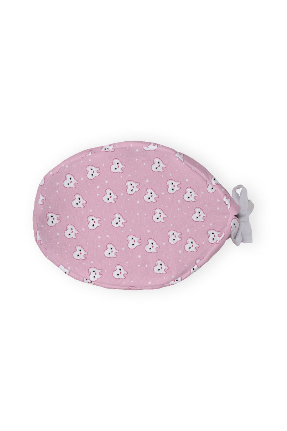 Medische muts – Roze met tandmotieven