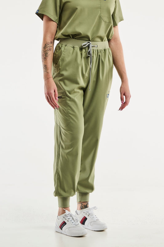 EMMA jogger - Medische broek - Dames - Olijf