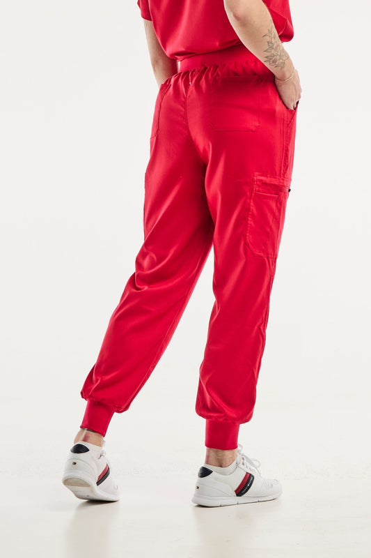 EMMA jogger - Medische broek - Dames - Rood