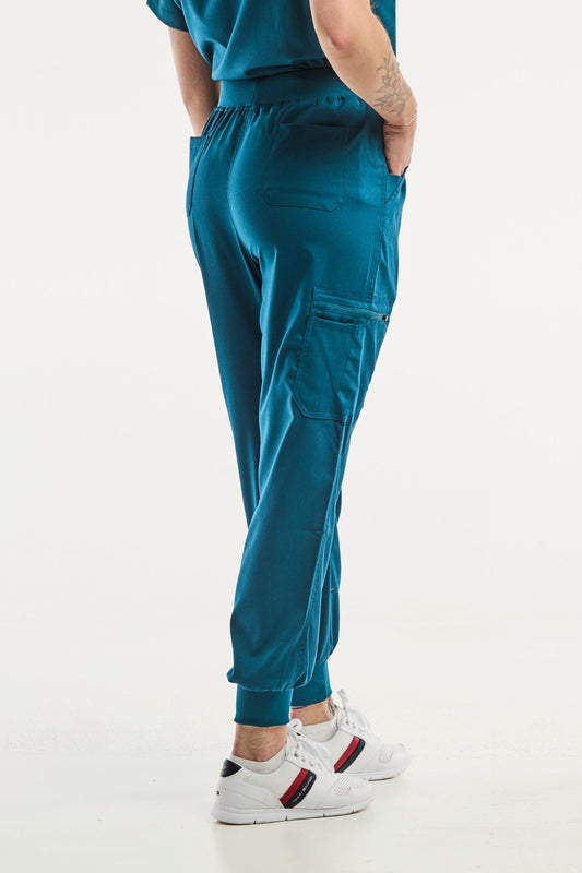 EMMA jogger - Medische broek - Dames - Turquoise