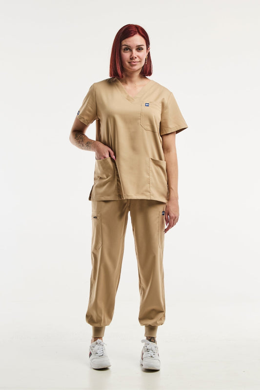 EMMA jogger – Medische set – Dames – Beige