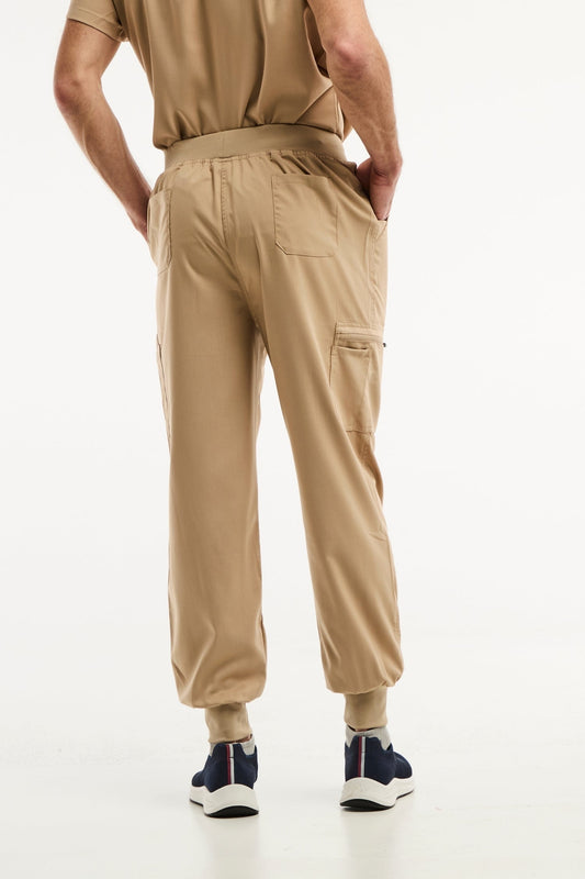 LUCA jogger - Medische broek - Heren - Beige