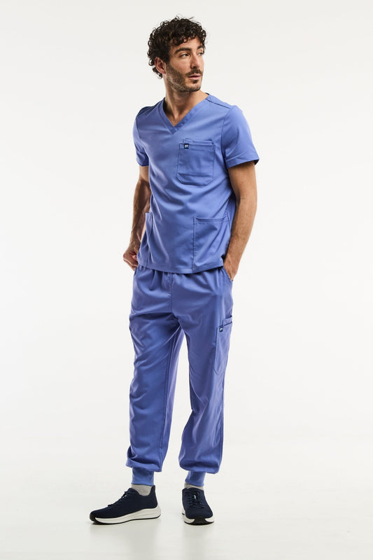 LUCA Jogger - Medische set - Heren - Blauw