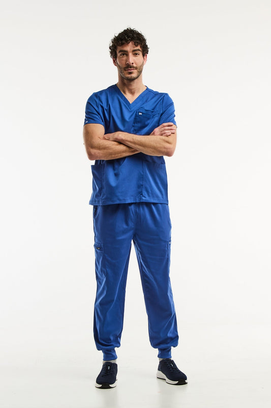 LUCA Jogger - Medische set - Heren - Koningsblauw
