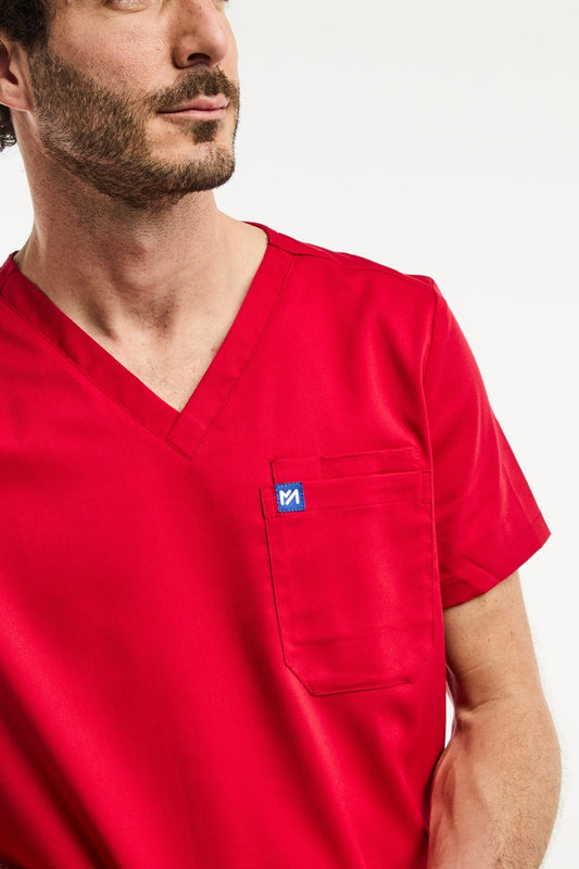 LUCA - Medische tuniek - Heren - Rood