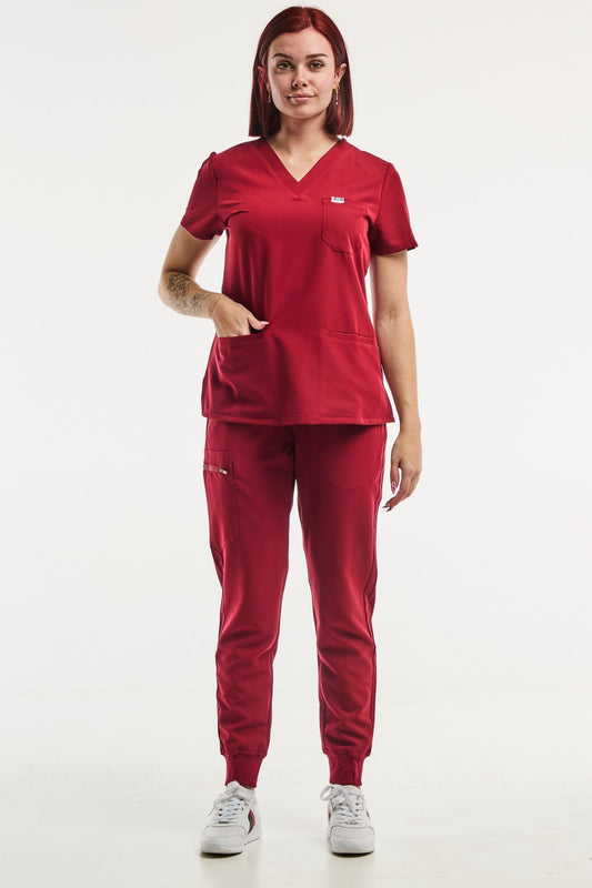 Paris – Medische stretchset – Dames – Rood