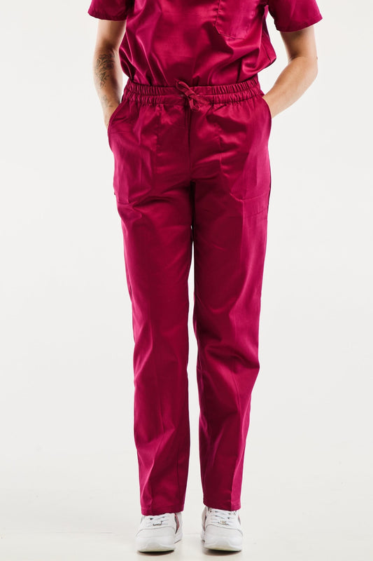 Velilla - Medische broek - Unisex - Bordeaux