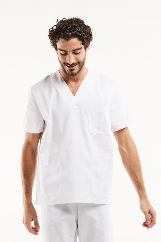 Velilla - Medische tuniek - Unisex - Wit