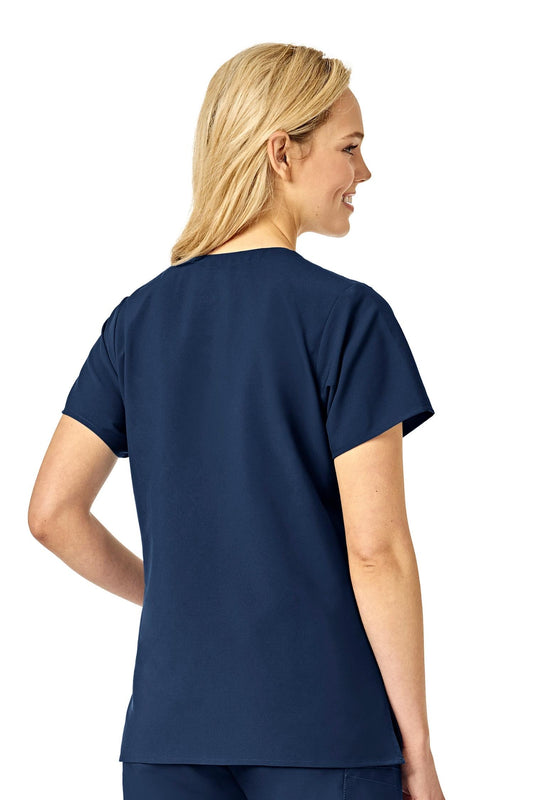 W123 - Medische blouse - Marineblauw - Dames
