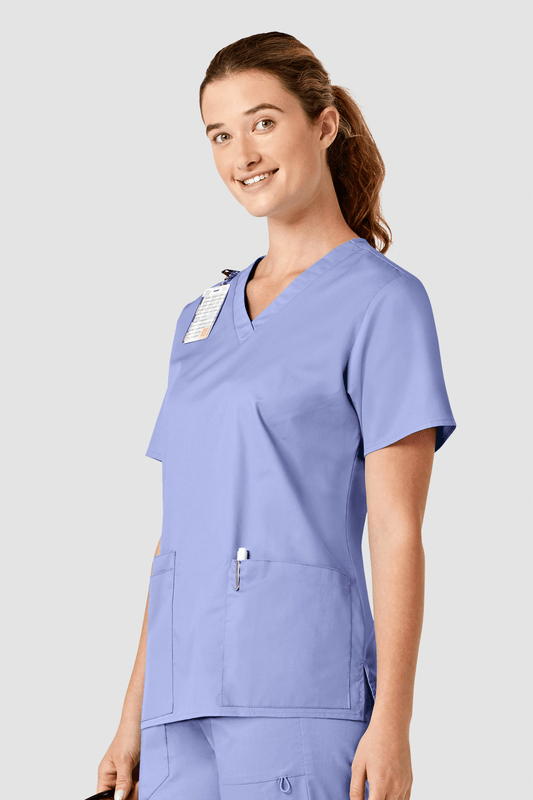 Wonderwork - Medische blouse - Dames - Hemelsblauw